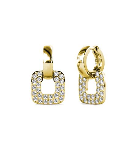 Boucles d'oreilles Classic Square - Cristal d'Autriche