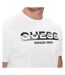 T-shirt Blanc Homme Guess Foil - XXL