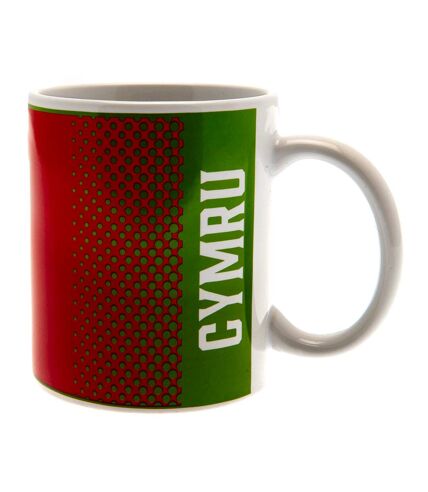FA Wales Cymru Crest Ceramic Mug (Red/Green/White) (One Size) - UTTA11504