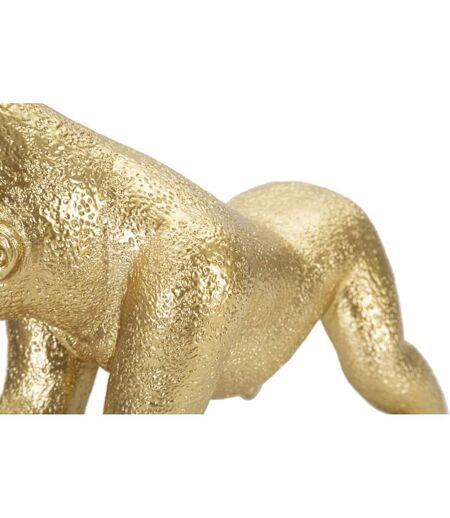 Statuette Design en Résine Gorille 24cm Or