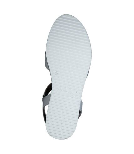 Sandale Plate Cuir Tamaris