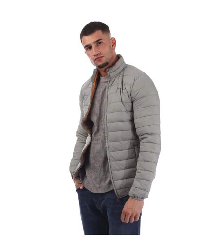 Mens Puffer Jacket Grey Aquascutum