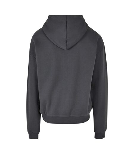 Build Your Brand Mens Ultra Heavyweight Hoodie (Dark Grey)