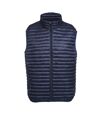 2786 Mens Tribe Fineline Padded Gilet/Bodywarmer (Black)