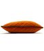 Riva Home Quartz Throw Pillow Cover with Geometric Diamond Design (Jaffa Orange/Teal) (One Size) - UTRV1554