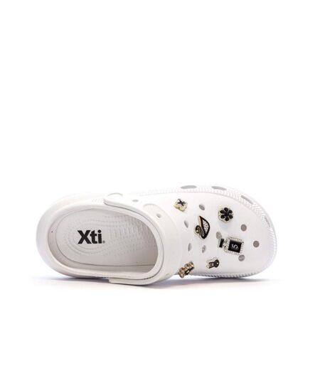 Sabots à plateforme blanc femme xti 143888