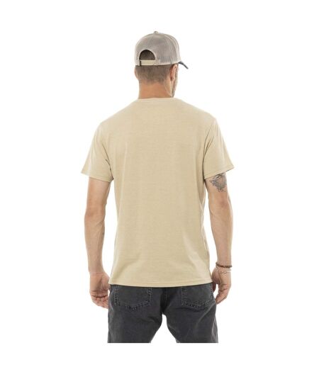 T-shirt homme col rond chiné regular print devant Vibra Vondutch