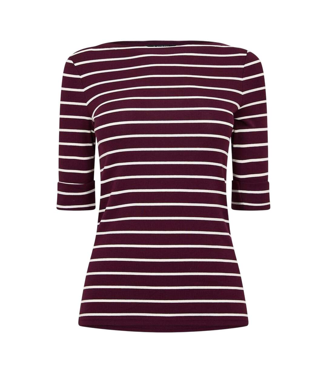T-shirt Manches ¾ Judy Femme Grenat Sombre Ralph Lauren-1
