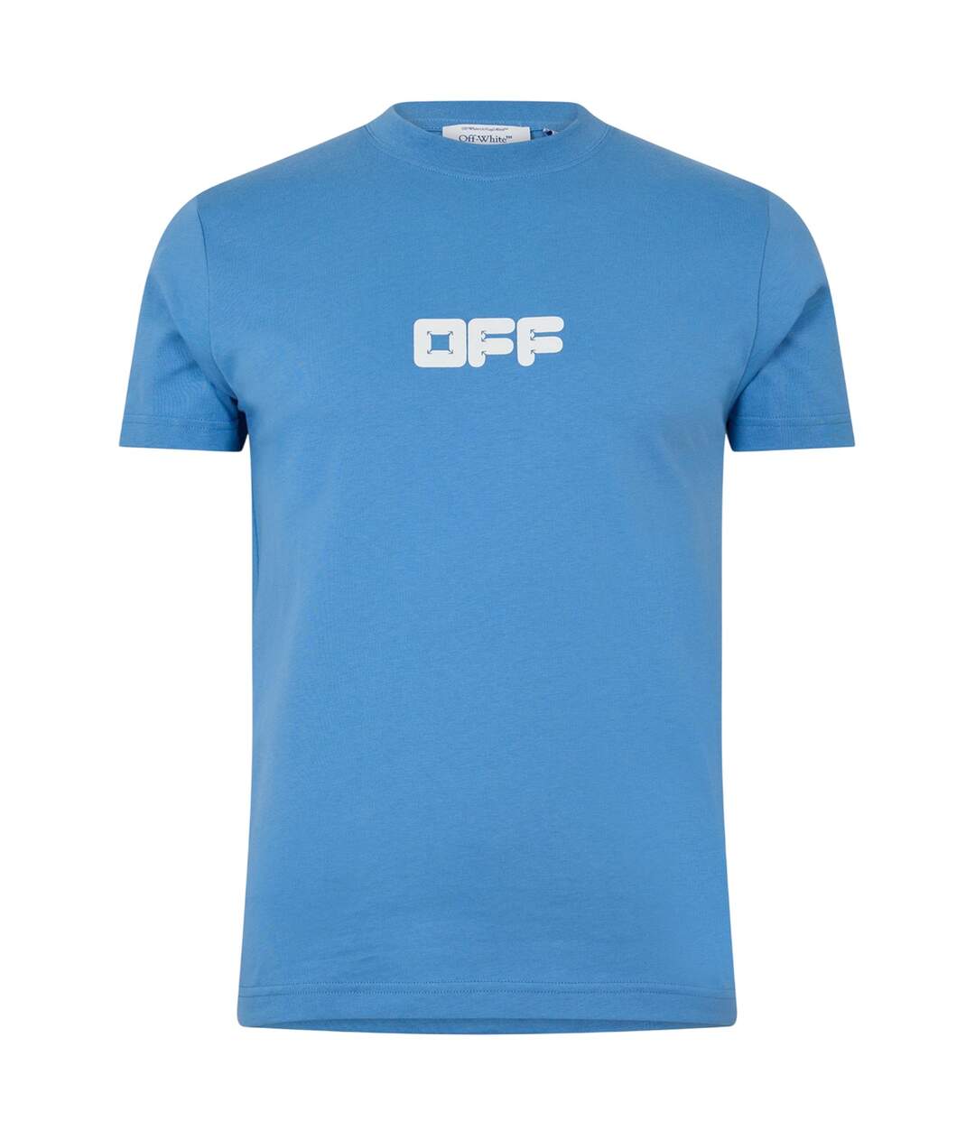 T-shirt Homme Bleu Pastel Off White-1
