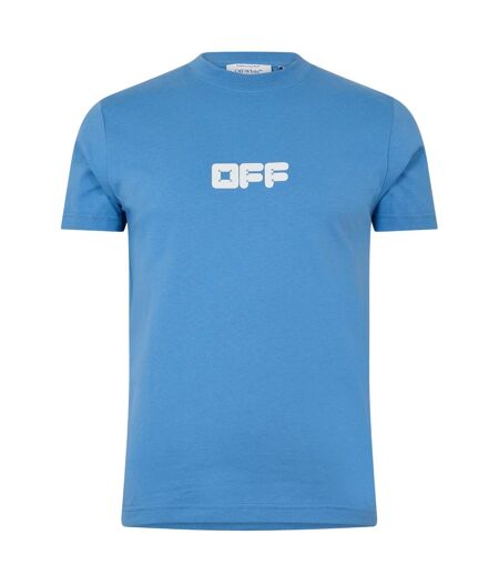 T-shirt Homme Bleu Pastel Off White