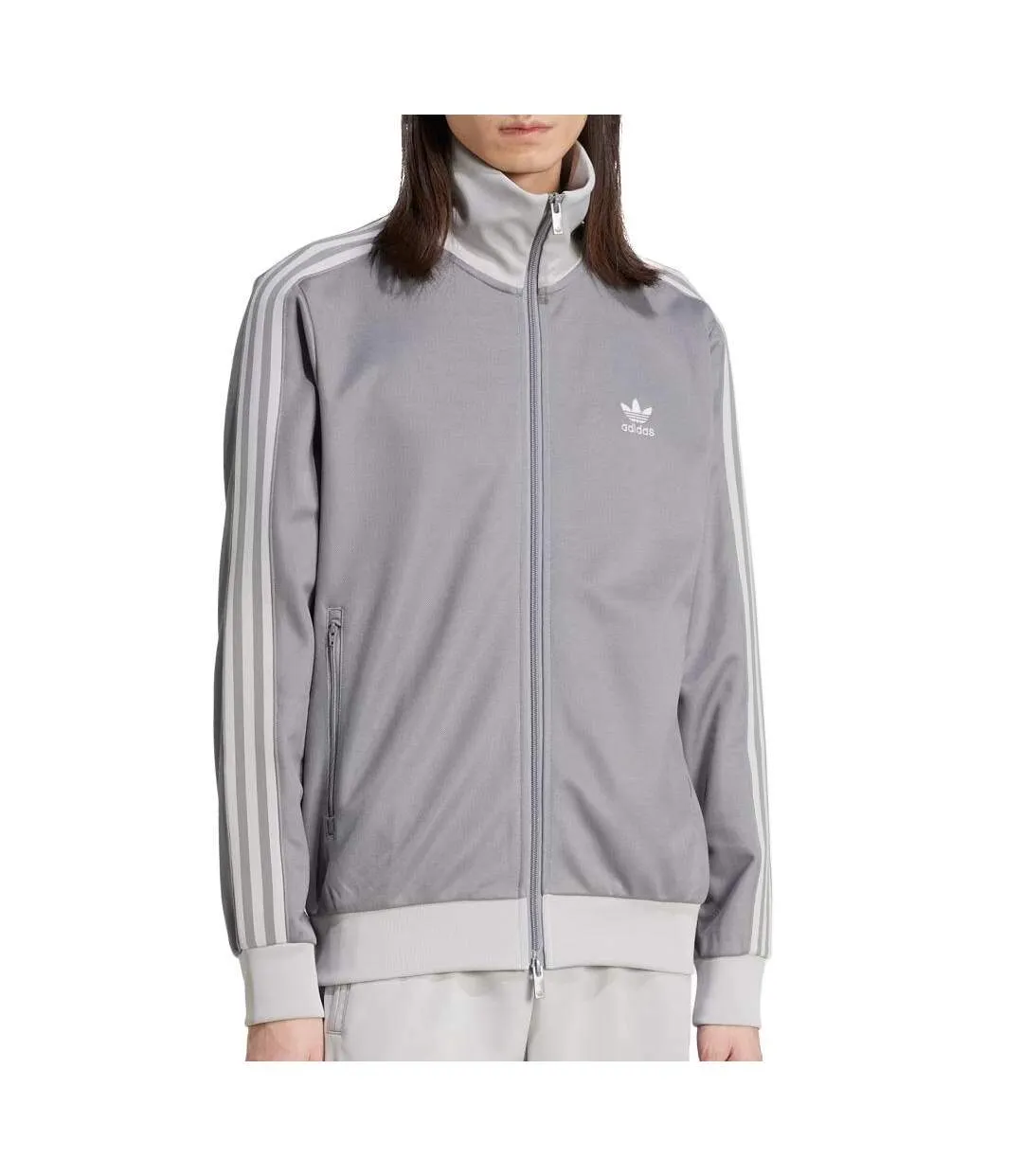 Veste grise homme adidas classic-1