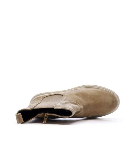Bottines taupe femme geox iridea