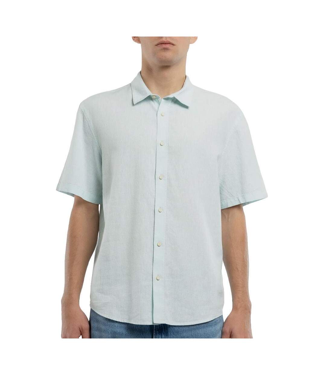 Chemise verte homme teddy smith pietro-1