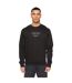 Mens henstack crew neck sweatshirt black Henleys-1