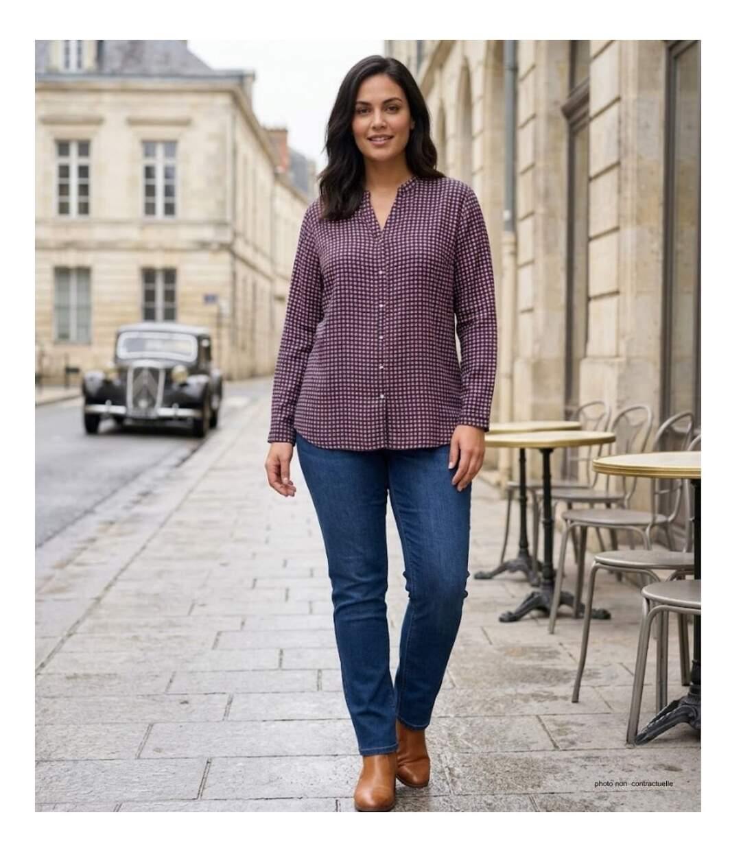 Chemisier à motifs imprimés CELESTE1-5