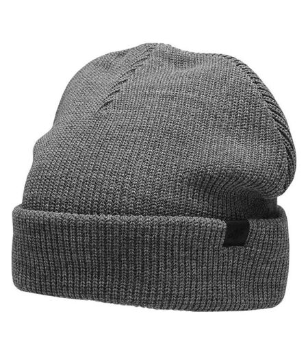 Bonnet Motif/style Côtelé Homme Gris 4F