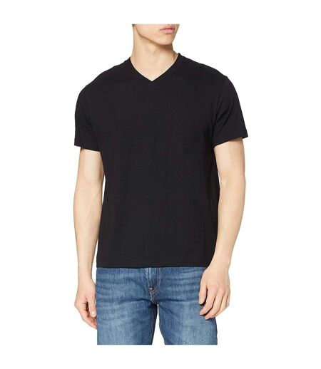 T-shirt Col V Homme Noir Stedman