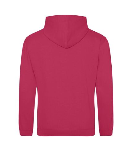 Awdis Unisex College Hooded Sweatshirt / Hoodie (Hot Pink) - UTRW164