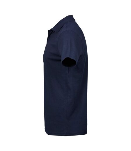 Tee Jays Mens Power Pique Organic Polo Shirt (Navy) - UTPC4728