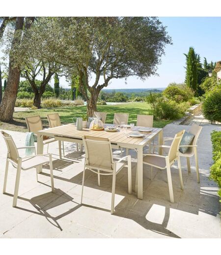 Table de jardin extensible Evasion en aluminium