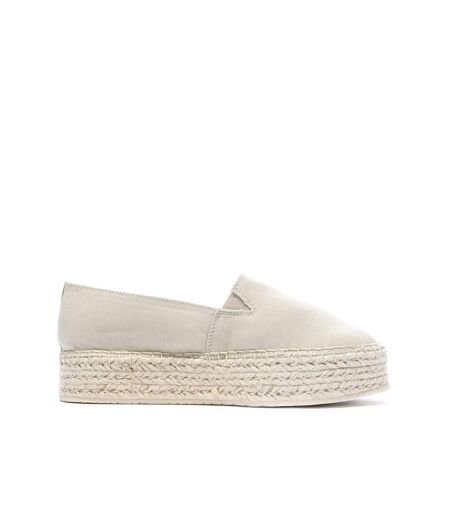 Espadrilles ecru femme calvin klein jeans flatform