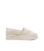 Espadrilles ecru femme calvin klein jeans flatform-2