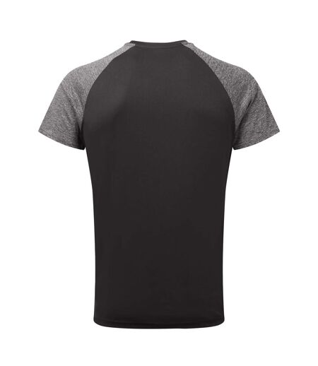 TriDri - T-shirt - Homme (Anthracite / Noir Chiné) - UTRW6533