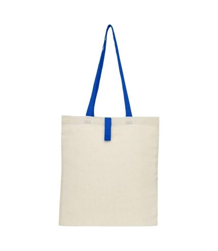Nevada cotton tote bag one size natural/royal blue Bullet