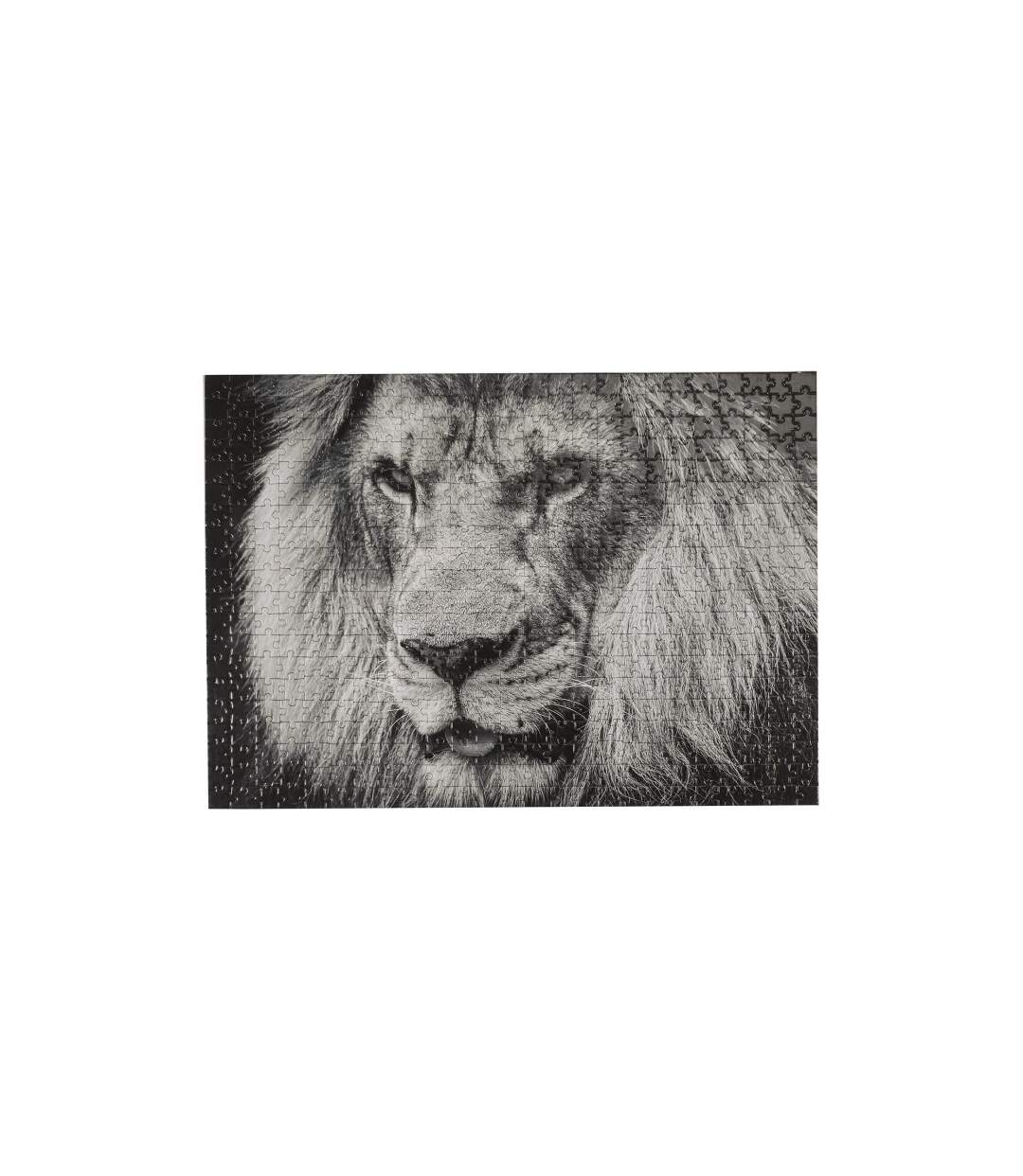 Puzzle Lion 500 Pièces 35x48cm Noir & Blanc