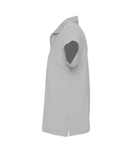 SOLS Mens Summer II Pique Short Sleeve Polo Shirt (Grey Marl) - UTPC318