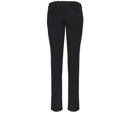 Pantalon chino - Femme - PAT741 - noir