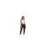 Womens/ladies Slim Crop Top Grey SikSilk-1