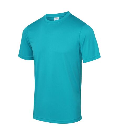 AWDis Just Cool Mens Performance Plain T-Shirt (Turquoise Blue) - UTRW683