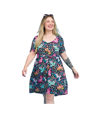 Robe Courte Cutesy Femme Noir My Little Pony