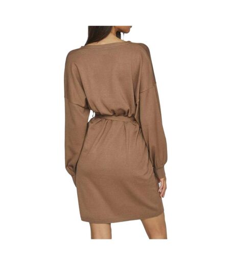 Robe Marron Femme Vila Tracy - L