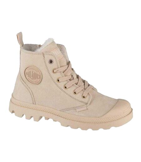 Bottines Pampa Hi Femme Beige Palladium