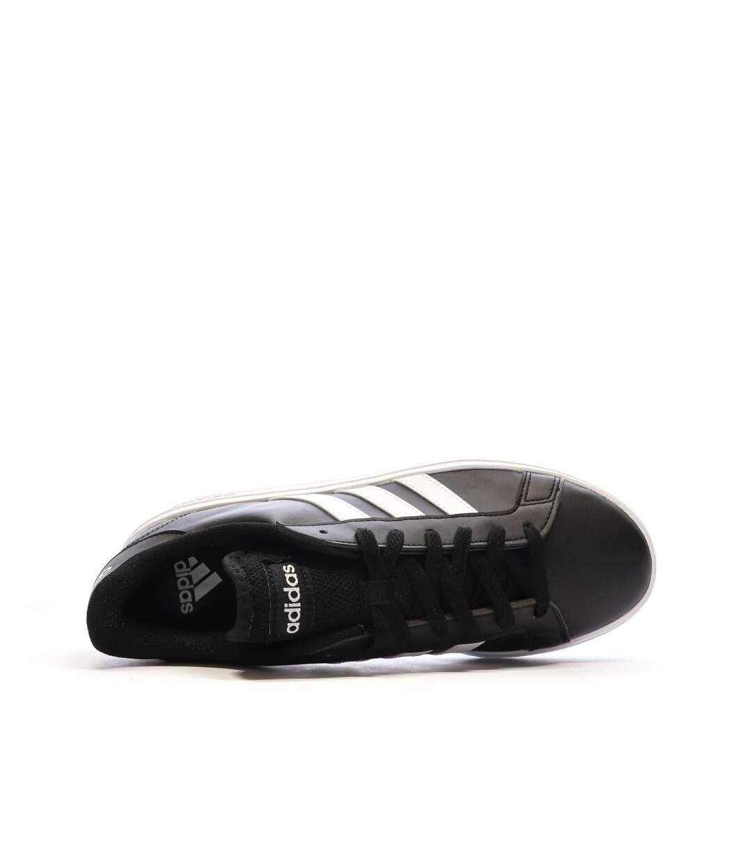 Baskets noires/blanches homme adidas grand court base 2.0-4