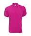 Polo À Manches Courtes Safran Homme Fuchsia B&C-2