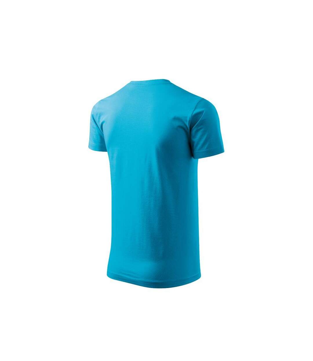 Mens Heavy New T-shirt Bright Blue Malfini-4