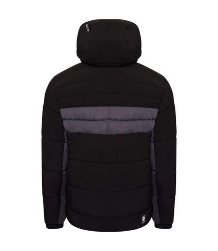 Dare 2B Mens Denote Waterproof Ski Jacket (Black/Ebony Grey) - UTRG5285
