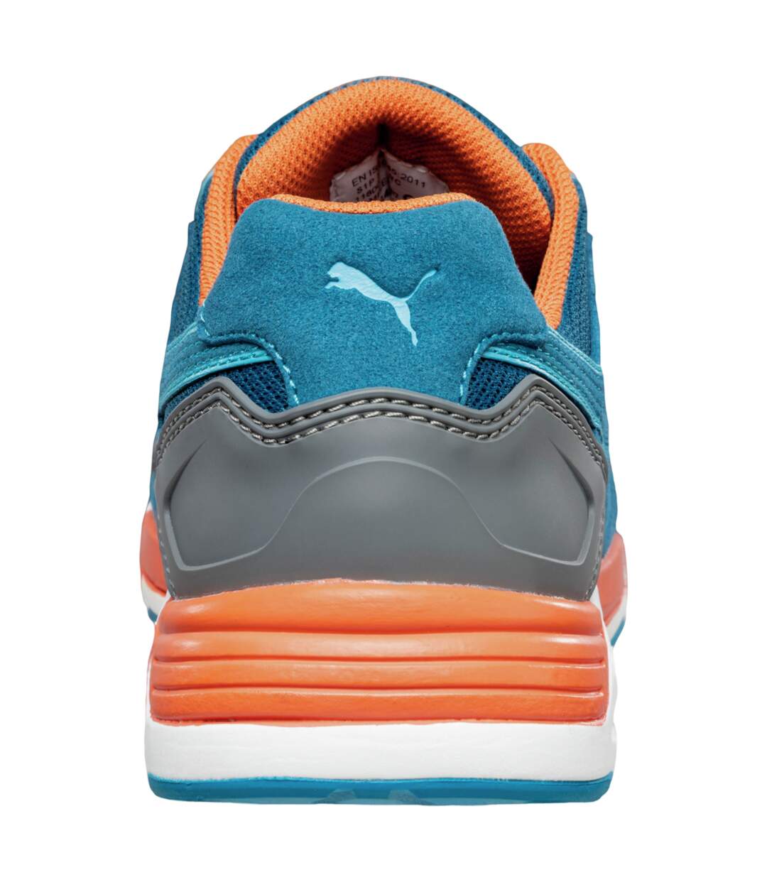 Baskets de sécurité S1P ESD HRO SRC Puma Frontside bleues-5