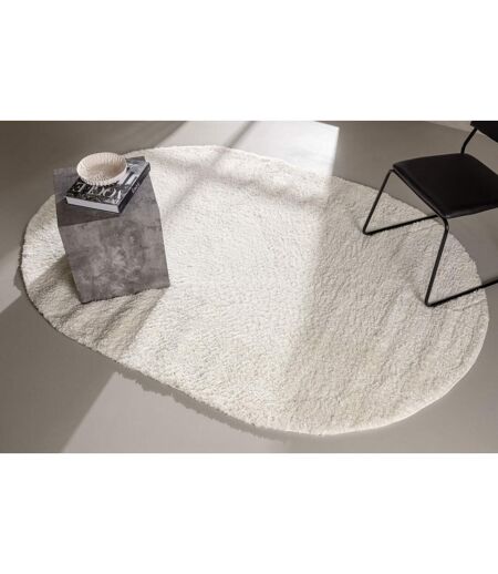 Tapis Déco Ovale Walter 240x340cm Blanc