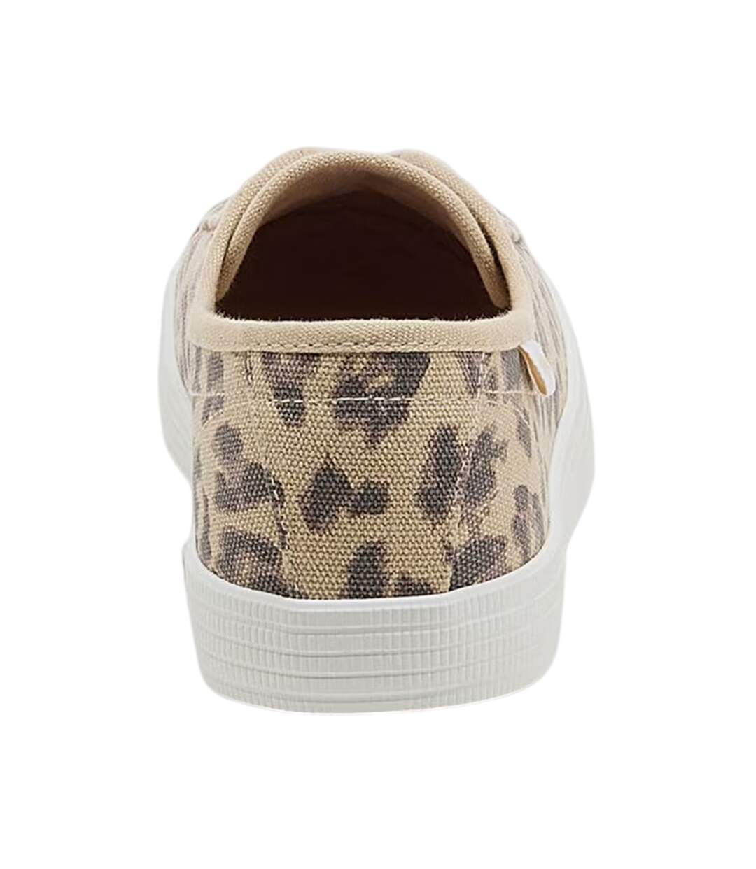 Tennis Basses En Toile Motif/style Imprimé Léopard Femme Marron Clair Léopard Rocket Dog-2