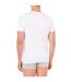 Pack- 2 short-sleeved V-neck T-shirts D0A6E men's basic and versatile design for men-4