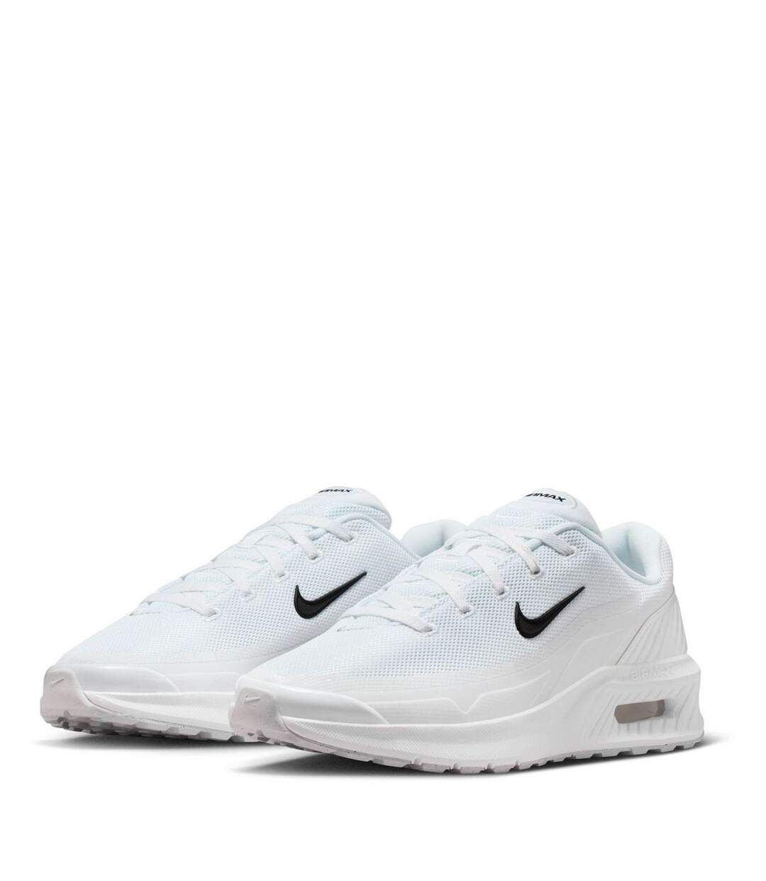 Mens Air Max Bia Logo Running Flat Trainers White Black Nike-3