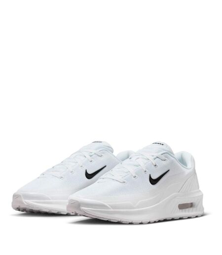 Mens Air Max Bia Logo Running Flat Trainers White Black Nike
