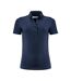 Womens/ladies American Supreme Polo Shirt Navy James Harvest-1