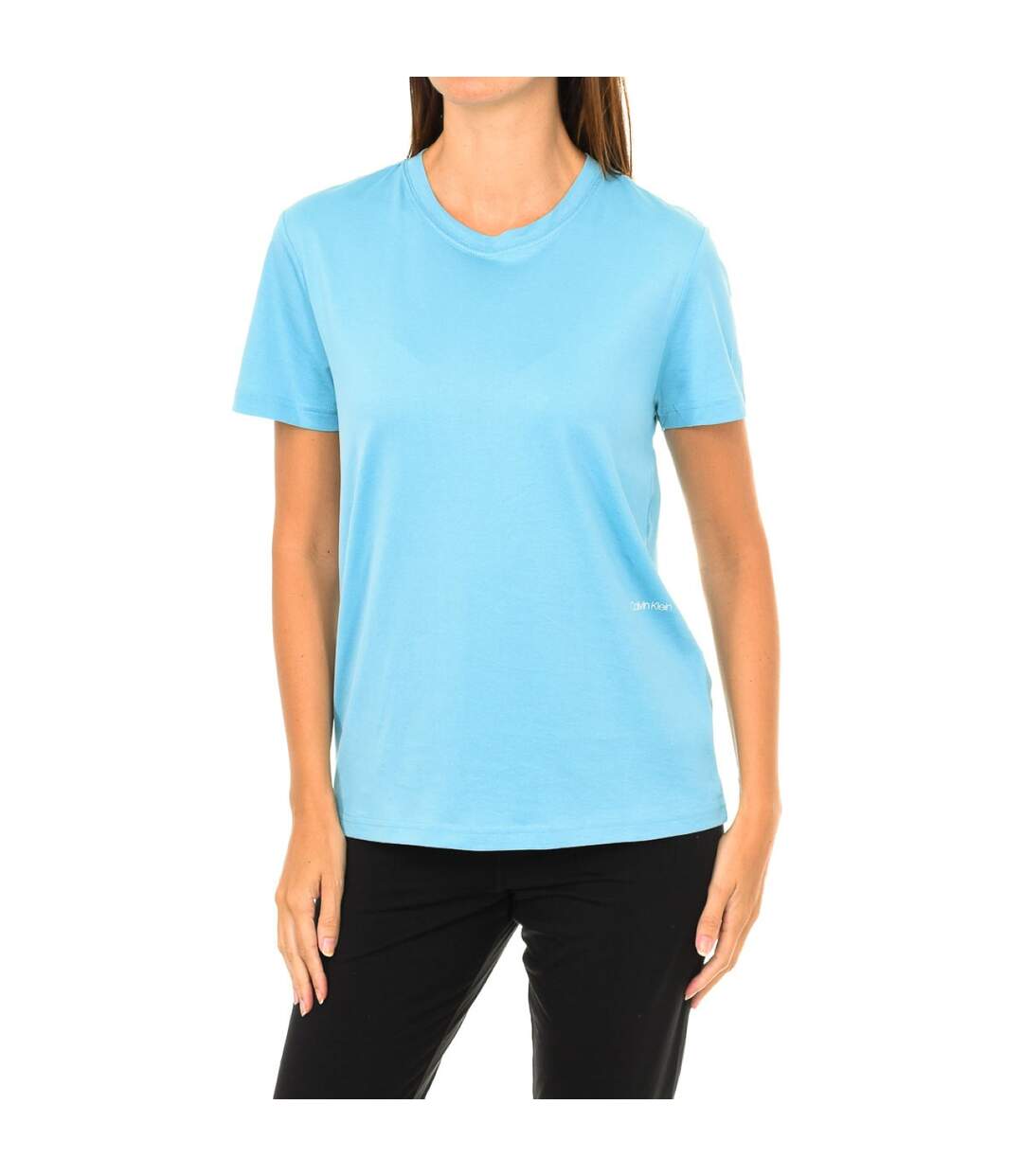 Women's Short Sleeve Round Neck T-shirt K20K200193-1