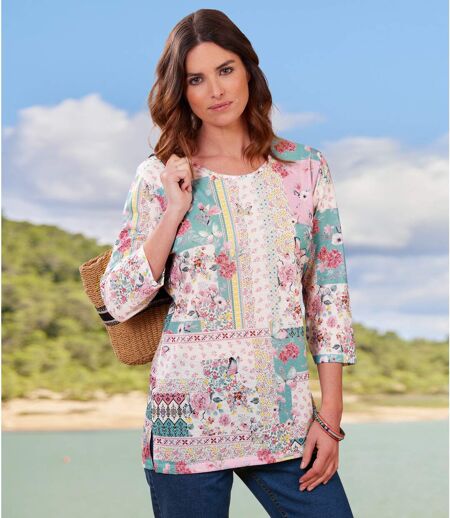 Tunique Patchwork Floral 