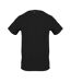 T-shirt Motif Logo Griffonné Adulte Noir Plein Sport-2
